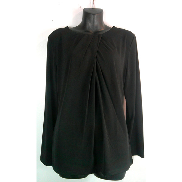 Talbots Long Sleeve Blouse Women's Large Business Casual Poly/Spandex - Picture 1 of 7